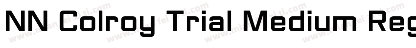 NN Colroy Trial Medium Regular字体转换